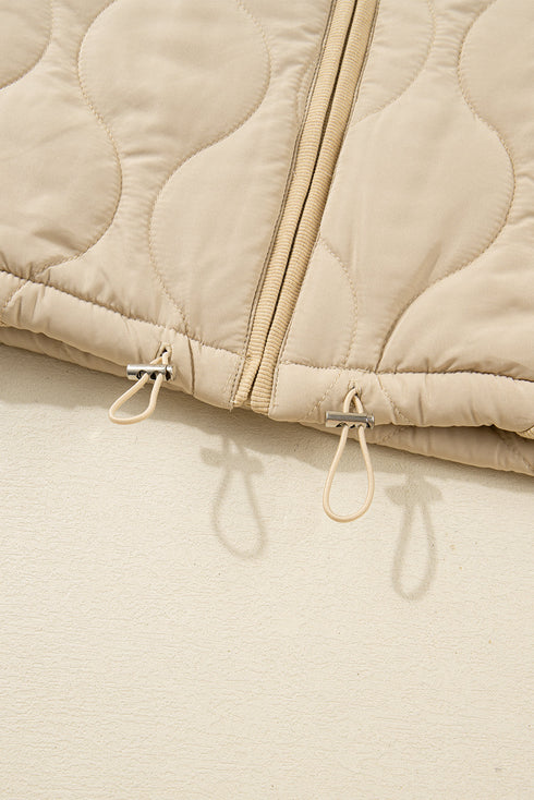 Padded Quilted Fleece Lined Casual Vests